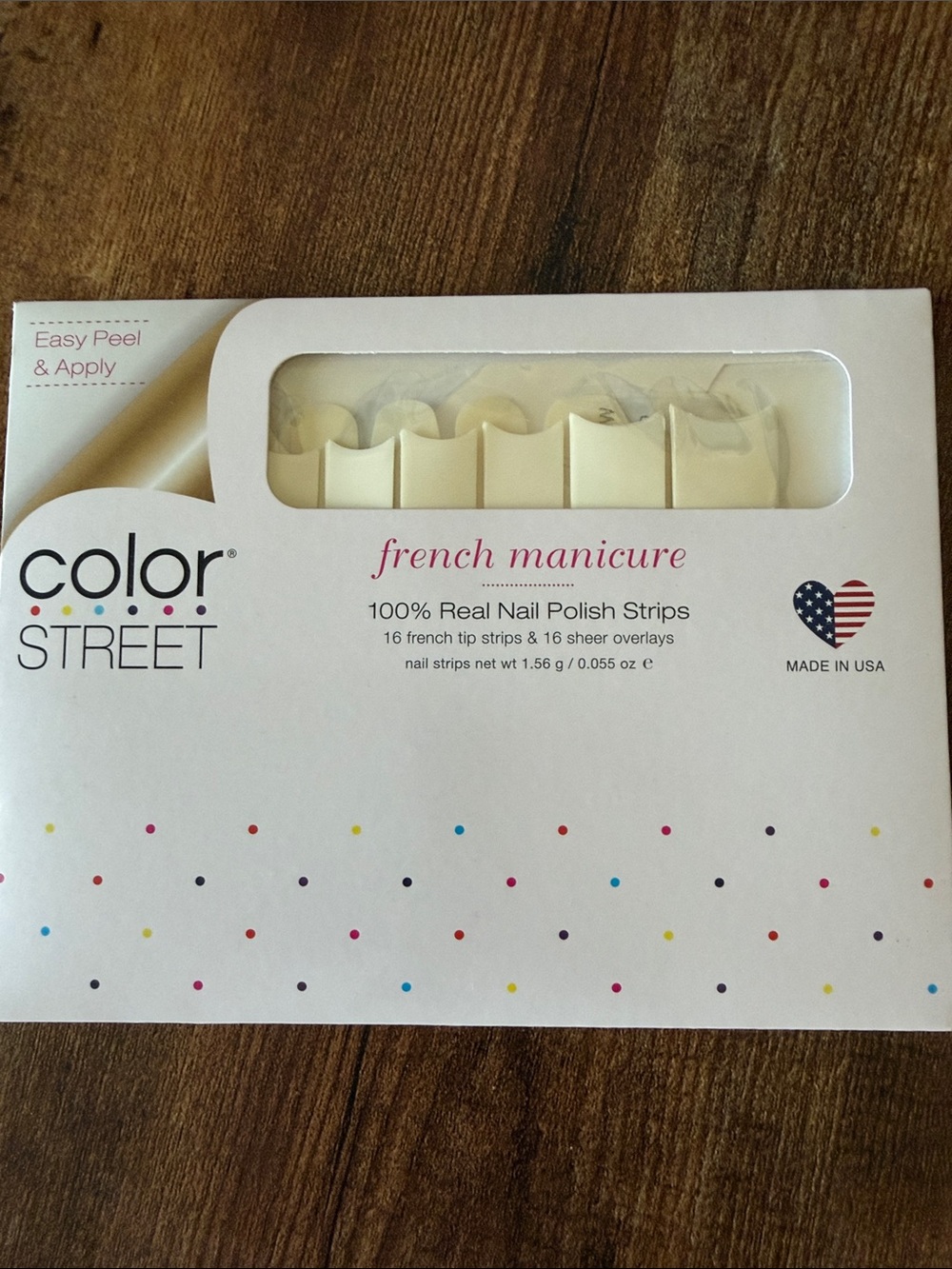 Color Street French Manicure Nail Strips - Meet Me in Paris